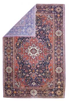 Antique Persian Mohtasham Kashan Rug 4 6 x 6 11  - 4295916
