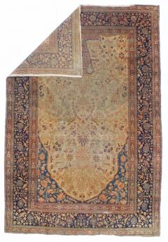 Antique Persian Mohtasham Kashan Rug 44 x 65  - 4268848