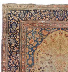 Antique Persian Mohtasham Kashan Rug 44 x 65  - 4268849