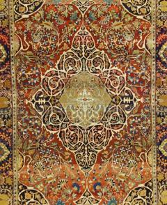 Antique Persian Mohtasham Kashan Rug 44 x 68  - 4268833