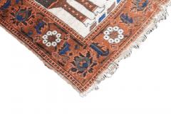 Antique Persian Pictoral Afshar Rug 3 11 x 7 2  - 4553967