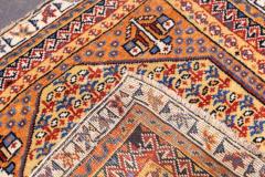 Antique Persian Qashqai Mat 17 x 17  - 4275288