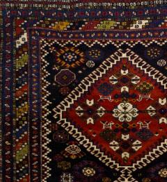 Antique Persian Qashqai Rug 3 10 x 5 4  - 4295723