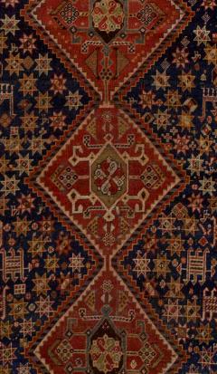 Antique Persian Qashqai Rug 45 x 72  - 4268674