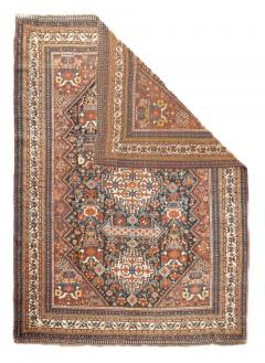 Antique Persian Qashqai Rug 5 10 x 8 2  - 4404753