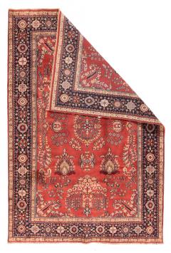 Antique Persian Sarouk Rug 5 11 x 9 0  - 4553867