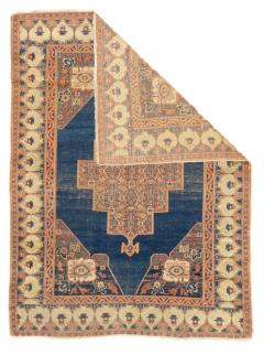 Antique Persian Senneh Rug 4 6 x 6 2  - 4457679