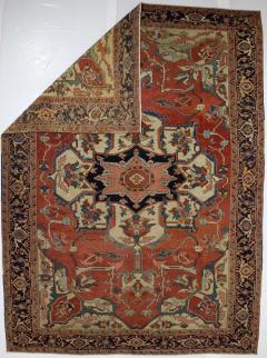 Antique Persian Serapi Rug 8 5 x 11 5  - 4296200