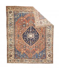 Antique Persian Serapi Rug 9 10 x 11 11  - 4295640