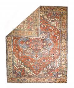Antique Persian Serapi Rug 9 4 x 12 4  - 4295932