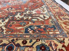 Antique Persian Serapi Rug 9 4 x 12 4  - 4295934