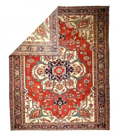Antique Persian Serapi Rug 9 6 x 11 8  - 4295837