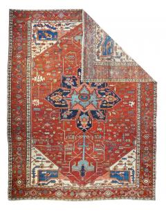 Antique Persian Serapi Rug 9 9 x 12 8  - 4327004