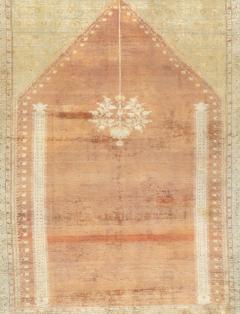 Antique Persian Silk Haji Jalili Tabriz Rug 4 1 x 5 5  - 4328451