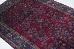 Antique Persian Silk Kashan Rug 4 5 x 6 6  - 4295968