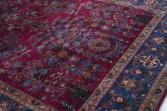 Antique Persian Silk Kashan Rug 4 5 x 6 6  - 4295969
