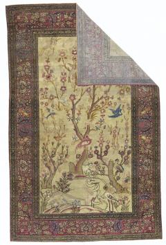 Antique Persian Tehran Rug 4 6 x 7 0  - 4405150