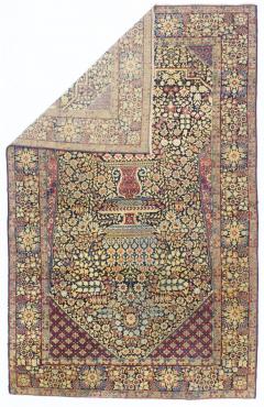 Antique Persian Tehran Rug 4 7 x 7 3  - 4328245