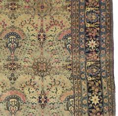 Antique Persian Tehran Rug 6 7 x 10 1  - 4314599