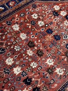 Antique Persian Tribal Khamseh Rug 4 11 x 7 11  - 4295529