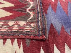 Antique Persian Tribal Kilim Rug 3 9 x 3 10  - 4553982