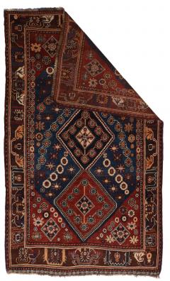 Antique Qashqai Rug 4 1 x 6 10  - 4404863