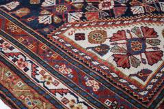 Antique Qashqai Rug 4 6 x 8 2  - 4457398
