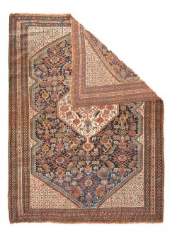 Antique Qashqai Rug 4 7 x 6 3  - 4405146