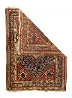 Antique Qashqai Rug 4 8 x 6 2  - 4457961