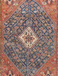 Antique Qashqai Rug 4 9 x 6 8  - 4553903