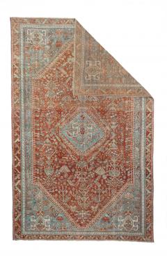 Antique Qashqai Rug 5 2 x 8 3  - 4553962