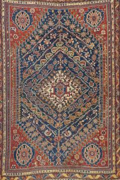 Antique Qashqai Rug 5 4 x 7 10  - 4457097
