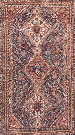 Antique Quashkai Rug 5 0 x 8 2  - 4404578