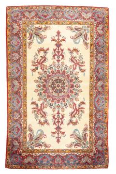 Antique Qum Rug 4 5 x 7 1  - 4554149
