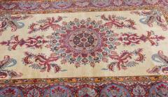 Antique Qum Rug 4 5 x 7 1  - 4554152