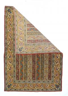 Antique Qum Rug 4 8 x 6 10  - 4536652