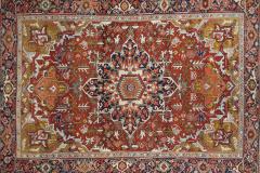 Antique Red Heriz Serapi Rug 410 x 69 - 4355481