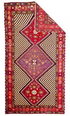 Antique SW Persian Tribal Rug 3 11 x 7 2  - 4295664