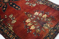 Antique Sarouk Rug 2 1 x 4 10  - 4554101