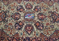 Antique Sarouk Rug 3 3 x 4 11  - 4457547