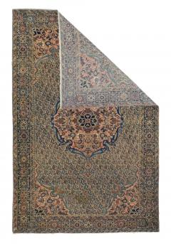 Antique Sarouk Rug 4 2 x 6 7  - 4328466