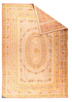 Antique Savonnerie Rug 12 8 x 19 6  - 4314014
