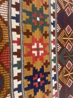 Antique Scandinavian Textile Kilim Rug 1 11 x 9 7  - 4552439
