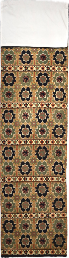 Antique Scandinavian Textile Kilim Rug 2 2 x 9 11  - 4552441