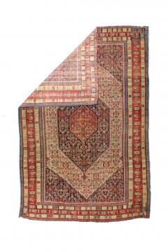 Antique Senneh Rug 4 4 x 5 6  - 4406121