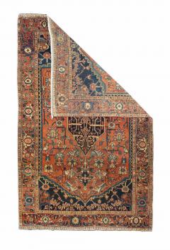 Antique Serapi Rug 4 7 x 7 3  - 4327139