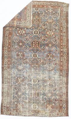 Antique Shabby Chic Persian Sultanabad Mahal Rug 55 x 95  - 4268942