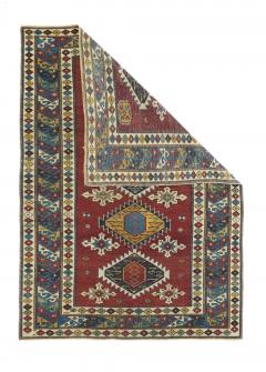 Antique Shirvan Rug 3 8 x 5 2  - 4405071