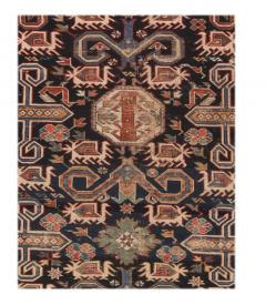 Antique Shirvan Rug 4 3 x 6 3  - 4457806