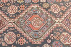 Antique Shirvan Rug 4 9 x 10 2  - 4327249